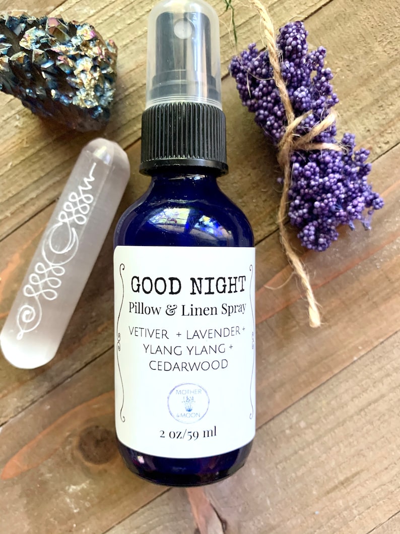 Sleep Essential Oil Spray Good Night Spray Bedtime Linen and Etsy