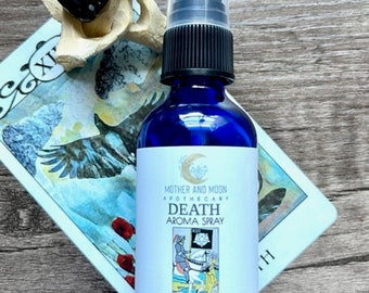 The Death Card Aroma Spray - Embrace Change with an Open Mind - Tarot Card Collection