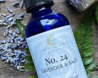 Lavender and Sage Fragrance Spray, Perfume and Body Mist, No. 24 Aroma Spray