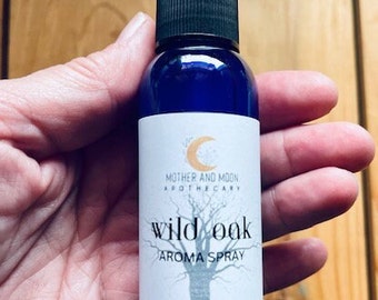 Wild Oak Body Fragrance- A Red Oak, Cedar Wood and Musk Blend- Woodsy Earthy Body Spray