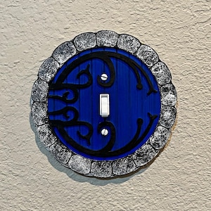 Hobbit Door Light Switch Cover, Hobbit Door Opening, Fairy Fantasy, The Shire, Fandom Decoration, Hobbitcore, Lord of the Rings gift, Bilbo image 5