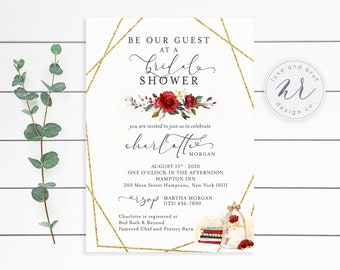 Be Our Guest Invitation Etsy