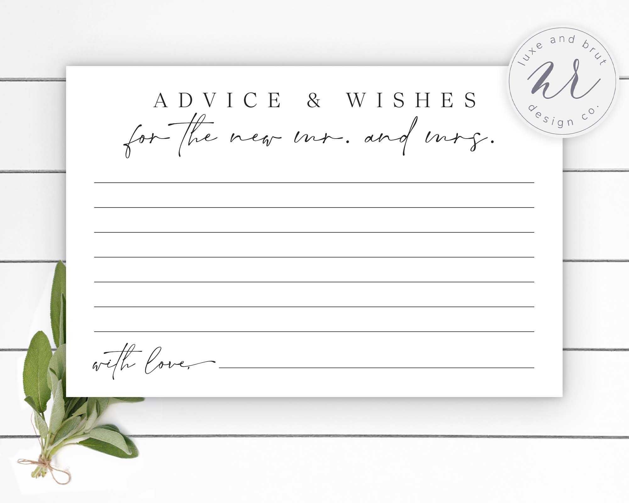 bridal-shower-advice-wishes-for-the-new-mr-and-mrs-with-free-matching-sign-wedding-advice-cards-games-diy