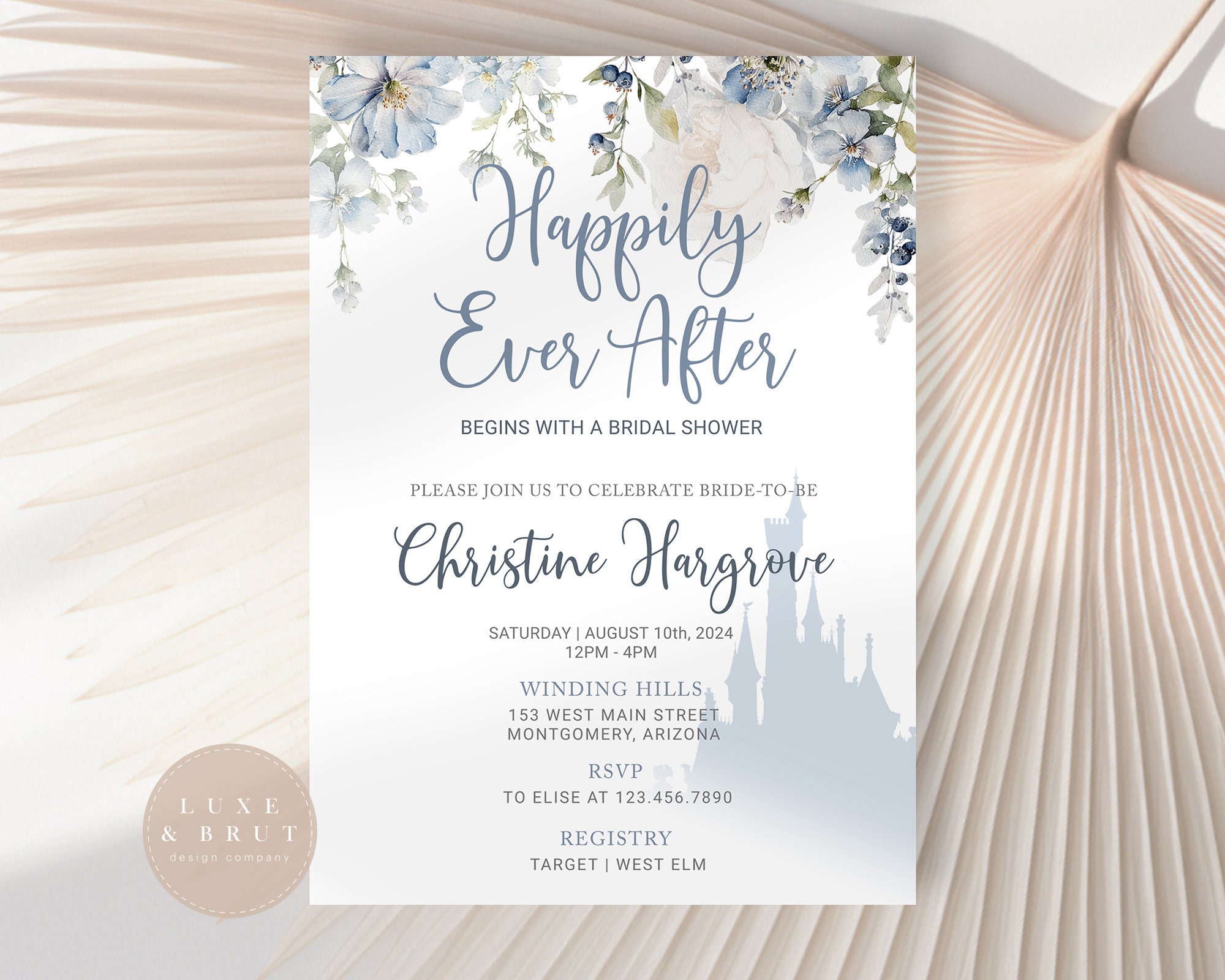 Bridal Shower After the Wedding Invitations - Etsy, image size:2000x1600