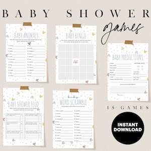 Mickey Baby Sprinkle Games, Baby Shower, Instant Download