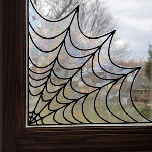 Spiderweb Prism Window Sticker