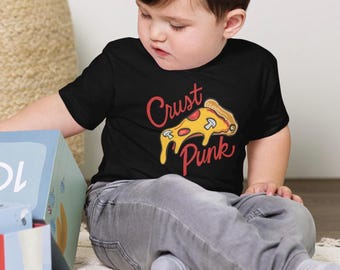 Toddler Short Sleeve pizza “crust punk” Tee