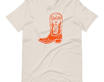 Abolish ICE Cowboy boot t-shirt