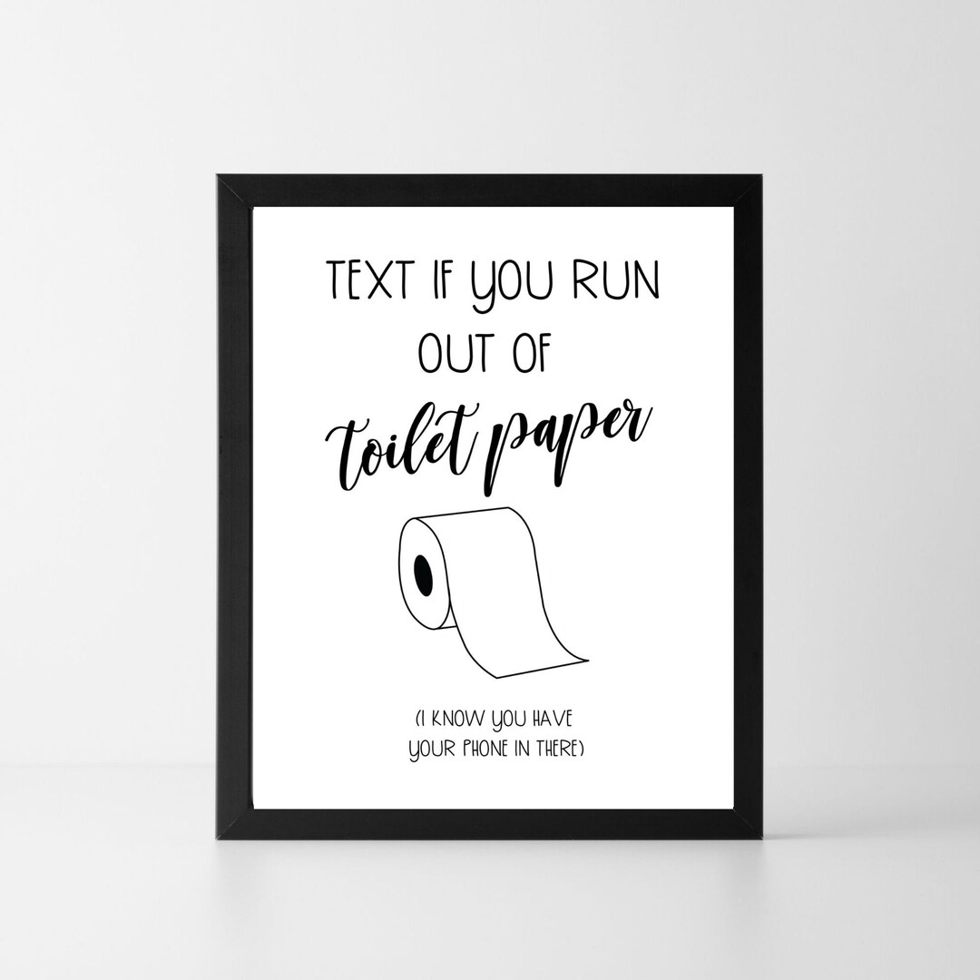Funny Bathroom Art, Bathroom Digital Art, Bathroom Humor, Guest