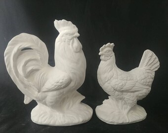 Ceramic Bisque U Paint Hen Chicken U-Paint Farm Animal Bird Unpainted DIY