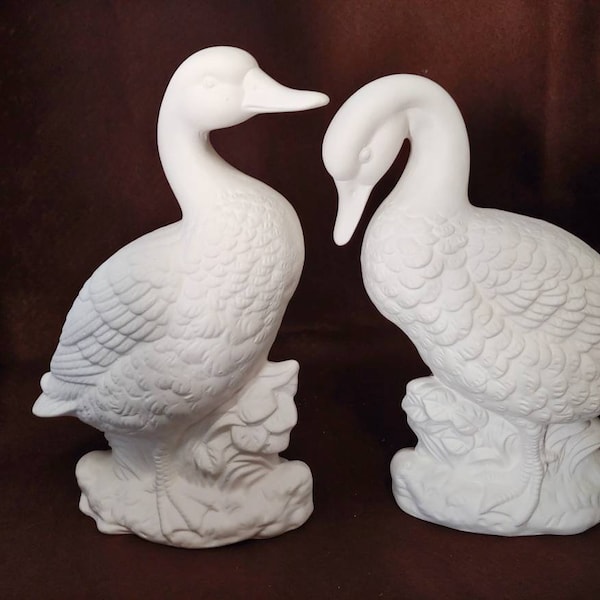 Ceramic Bisque Duck Ready to Paint Etsy