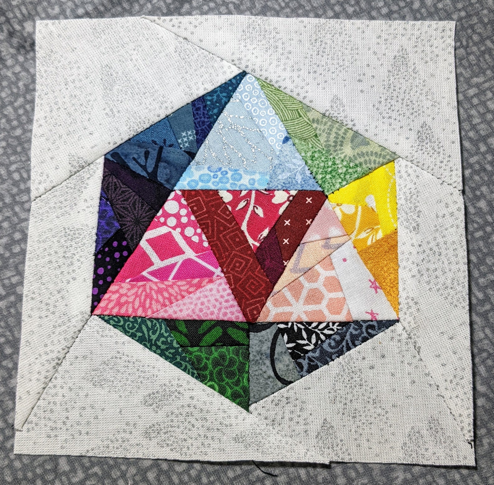 Geometric Foundation Paper Piece Pattern, PDF Instant Download, 6 & 6 ...