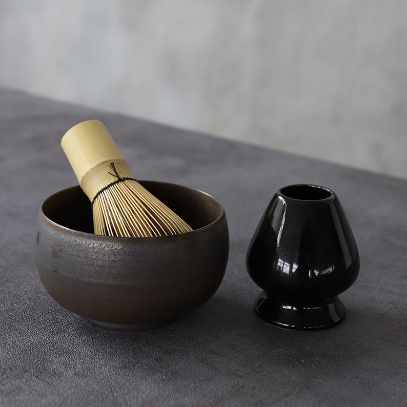 TANGPIN TEA-Ceramic Matcha Sets with Bamboo Whisk Teaware