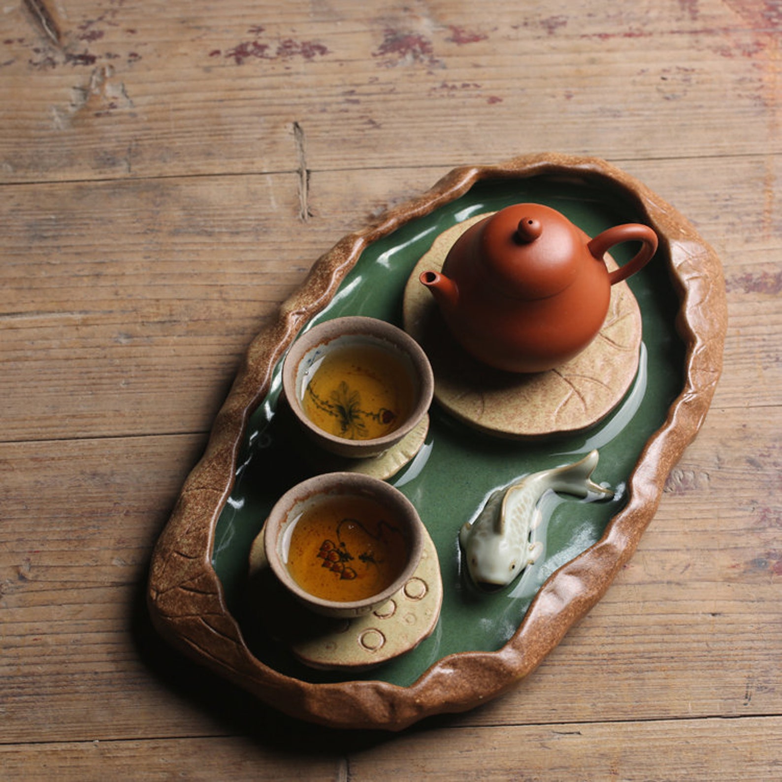 TANGPIN Teaceramic Teapot Trivets Lotus Chinese Kung Fu Tea Etsy
