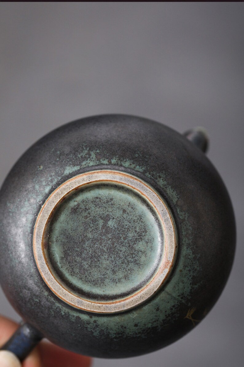 TANGPIN TEA-Ceramic Teapot Crane Handmade Chinese Tea Pot 260ml