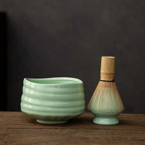 TANGPIN Teaceramic Matcha Sets With Bamboo Whisk Chinese Tea Etsy