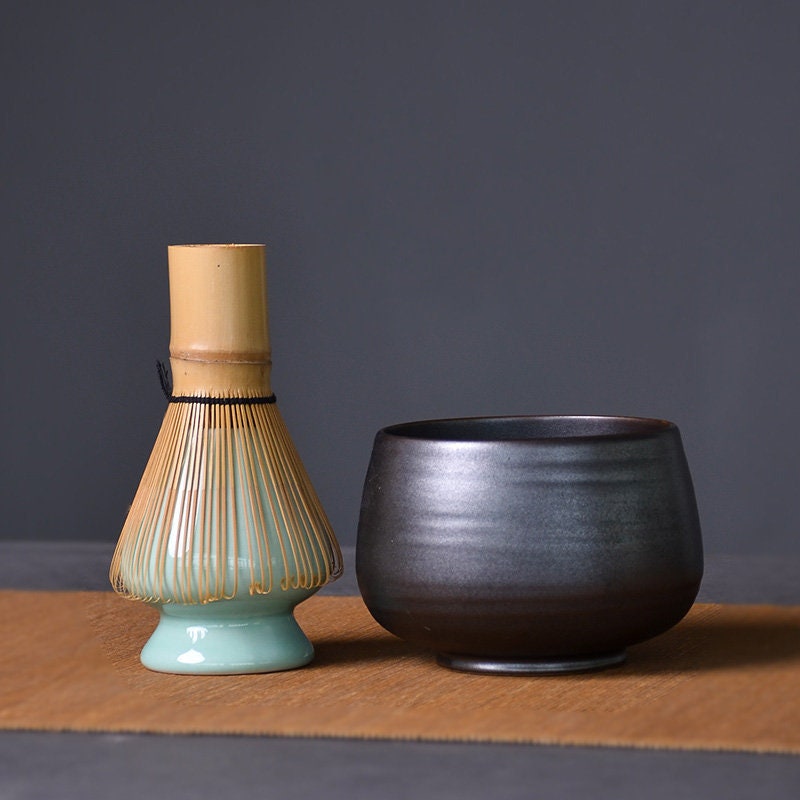 Tangpin Tea-Ceramic Matcha Sets With Bamboo Whisk