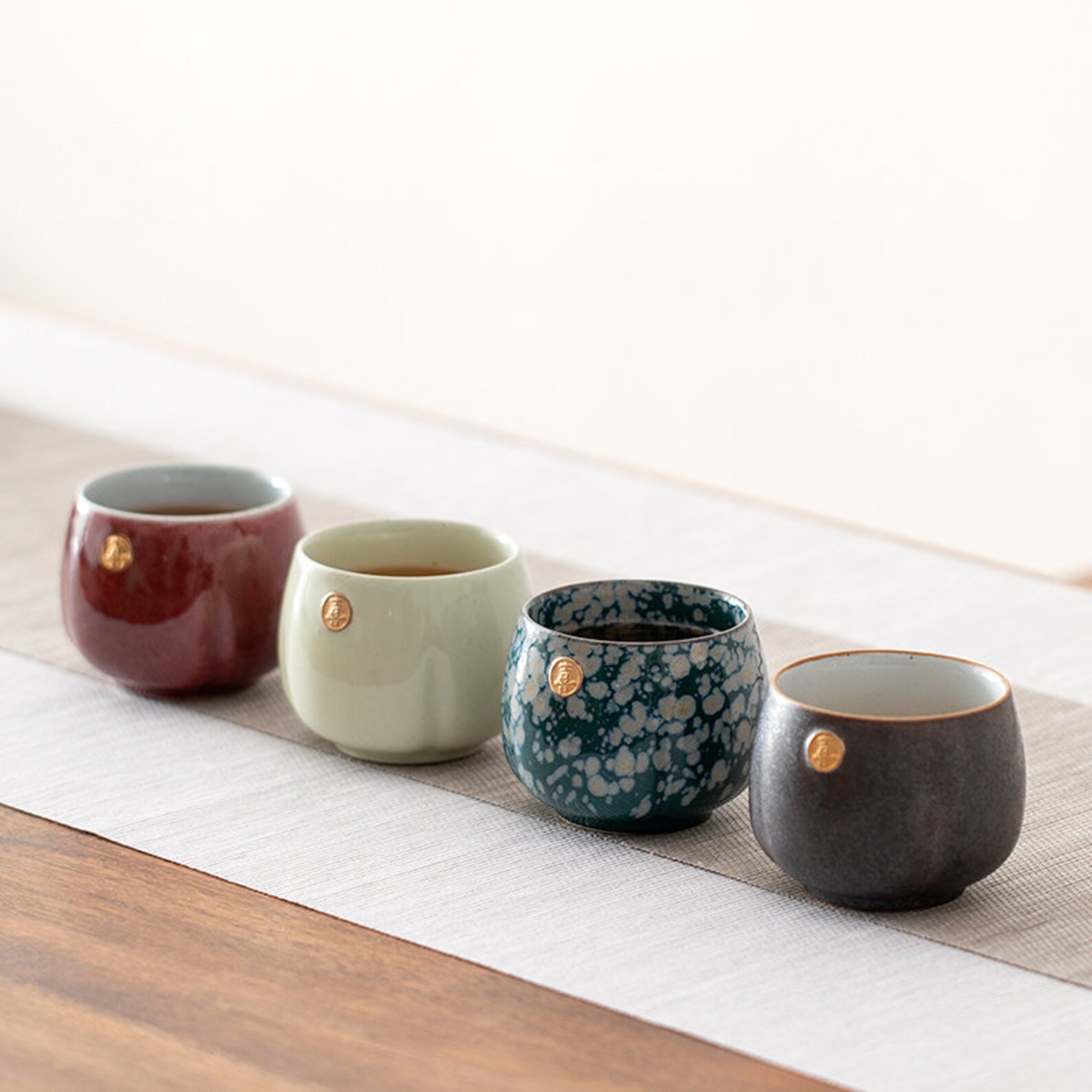 TANGPIN Teaceramic Teacups Set Chinese Kung Fu Tea Cup With Etsy