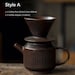 TANGPIN Ceramic Coffee Dripper Coffee Jug Chinese Drip Coffee Cone 