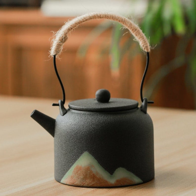 TANGPIN Teaceramic Teapots Mountain Tea Sets Tea Fire Stoves Etsy