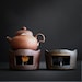 TANGPIN TEA- Ceramic Teapot Fire Stove Tea Heater Chinese Kung Fu Tea Accessories 