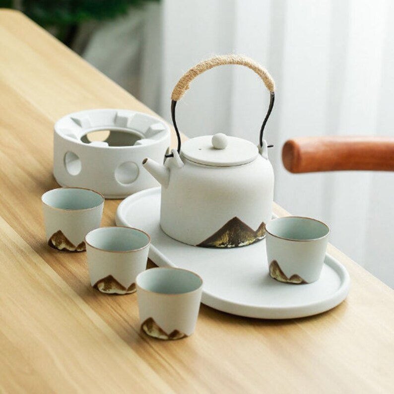 TANGPIN Teaceramic Tea Sets Mountain Chinese Kung Fu Tea Sets Etsy