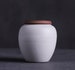 TANGPIN TEA-Ceramic Tea Containers White Tea Canisters for Loose Tea 