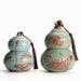 TANGPIN TEA-Gourd Ceramic Tea Jars Lotus Porcelain Tea Canieters Storage Tea and Food 