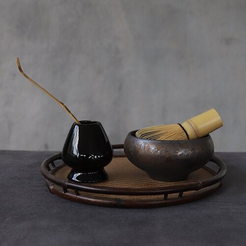 TANGPIN Teaceramic Matcha Set With Bamboo Whisk Tea Ceremony Etsy