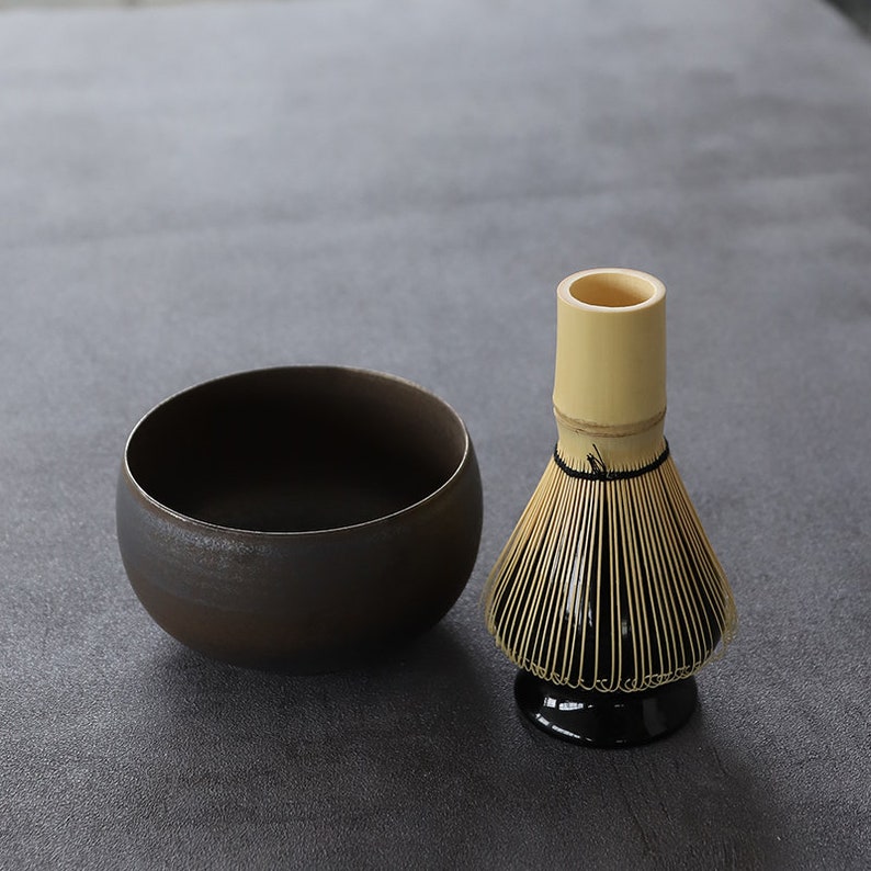 TANGPIN TEA-Ceramic Matcha Sets with Bamboo Whisk Teaware