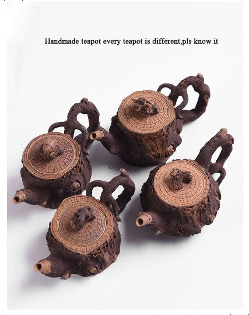 TANGPIN TEAHandmade Zisha Teapot from Yixing Tree Stump Etsy