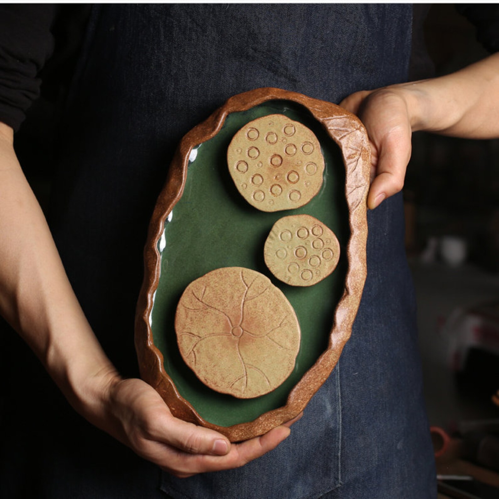 TANGPIN Teaceramic Teapot Trivets Lotus Chinese Kung Fu Tea Etsy