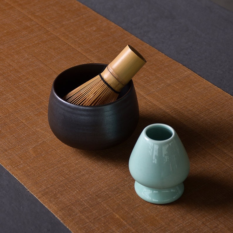 TANGPIN TEACeramic Matcha Sets with Bamboo Whisk Etsy
