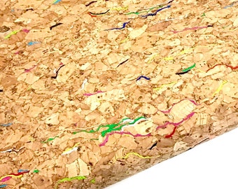 Printed Cork thin Faux Leather Sheet: DIY Hair Bow & Earrings Supplies