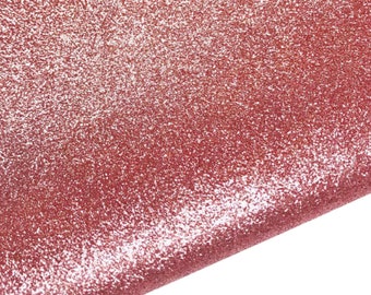 Light pink fine glitter canvas faux leather sheets sparkle synthetic vinyl fabric diy baby hair bows earrings accessories crafting