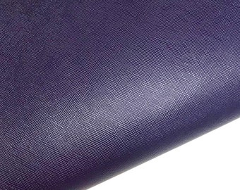 Deep plum solid saffiano faux leather sheets synthetic vinyl fabric hair bow material DIY earrings accessories craft supplies