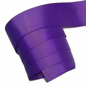 Purple 1.5” grosgrain ribbon solid by the yard diy hair bows