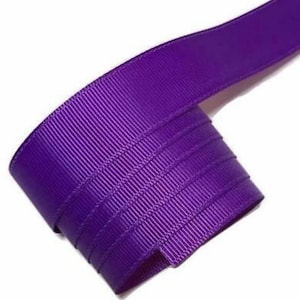 Purple 7/8” grosgrain ribbon solid by the yard diy hair bows