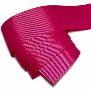 Fuchsia pink 1.5” grosgrain ribbon solid by the yard diy hair bows