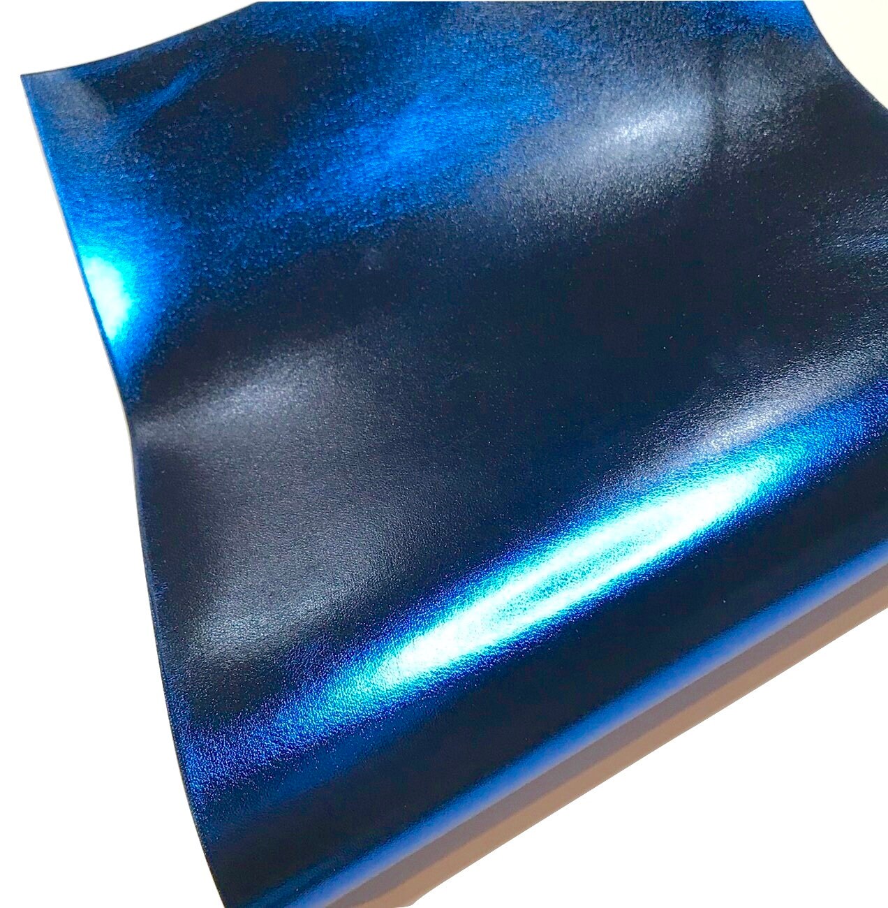 Royal Blue Metallic Faux Leather Sheets Vinyl Vegan Pu Fabric Etsy