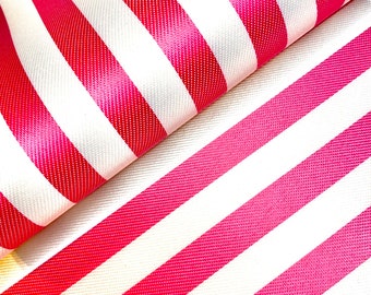 Hot pink stripe printed woven fabric sheets faux leather vinyl pattern material for diy earrings baby hair bows accessories crafts