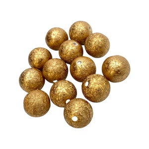 20mm gold glitter chunky bubblegum beads, large beads for baby necklace, acrylic colorful round gum ball beads in bulk