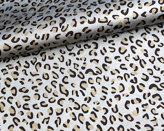 Silver leopard printed faux leather sheets, pattern vinyl fabric, diy hair bow and earrings, craft supplies