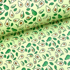 Green avocado printed faux leather sheets, pattern vinyl fabric, diy hair bow & earrings, craft supplies, full sheet