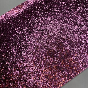 Pink Chunky Glitter Canvas Faux Leather Sheets Sparkle - Etsy