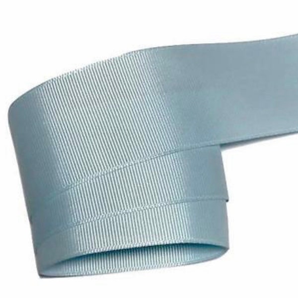 Light blue 1.5” grosgrain ribbon solid by the yard diy hair bows