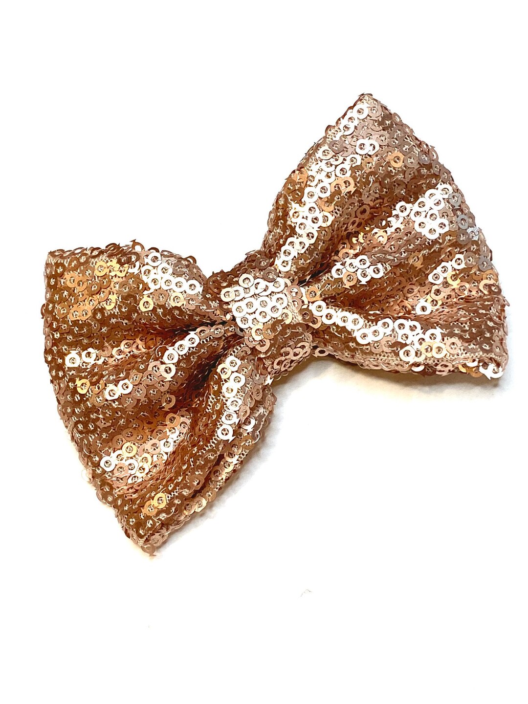 Champagne Gold 3 Fabric Sequin Bow Ties Sequined - Etsy