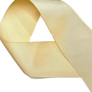 Beige 2 1/4” grosgrain ribbon solid by the yard diy hair bows