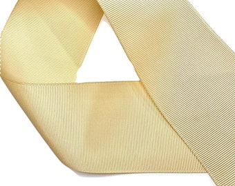 Beige 2 1/4” grosgrain ribbon, solid trim by the yard, diy hair bows