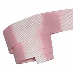 Light pink 1.5” grosgrain ribbon solid by the yard diy hair bows